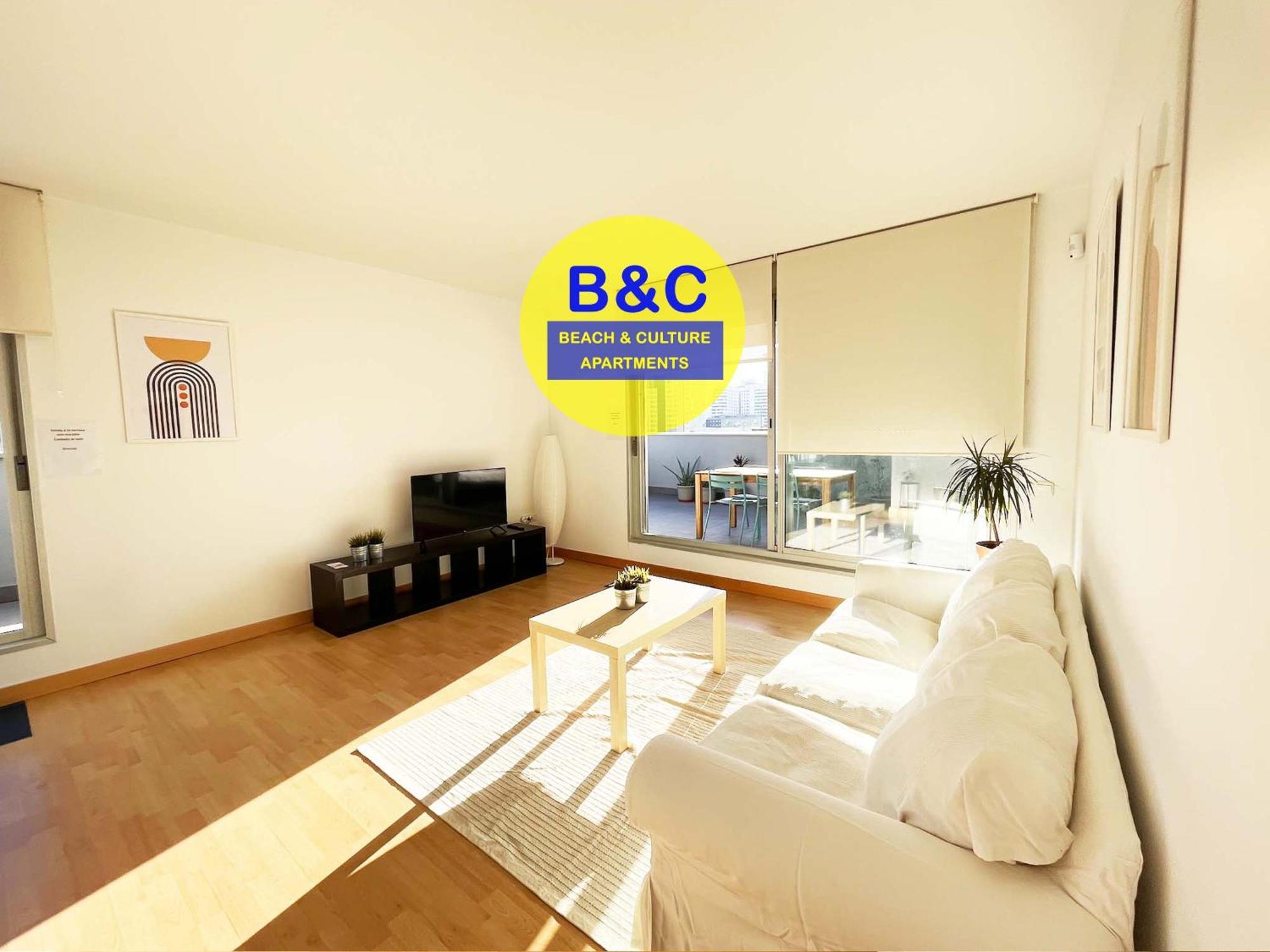 Beach & Culture Barcelona Port Forum Penthouse Apartment Sant Adria de Besos Bagian luar foto